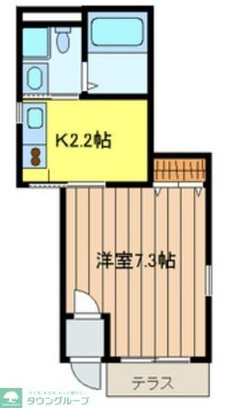 メゾン落合の物件間取画像